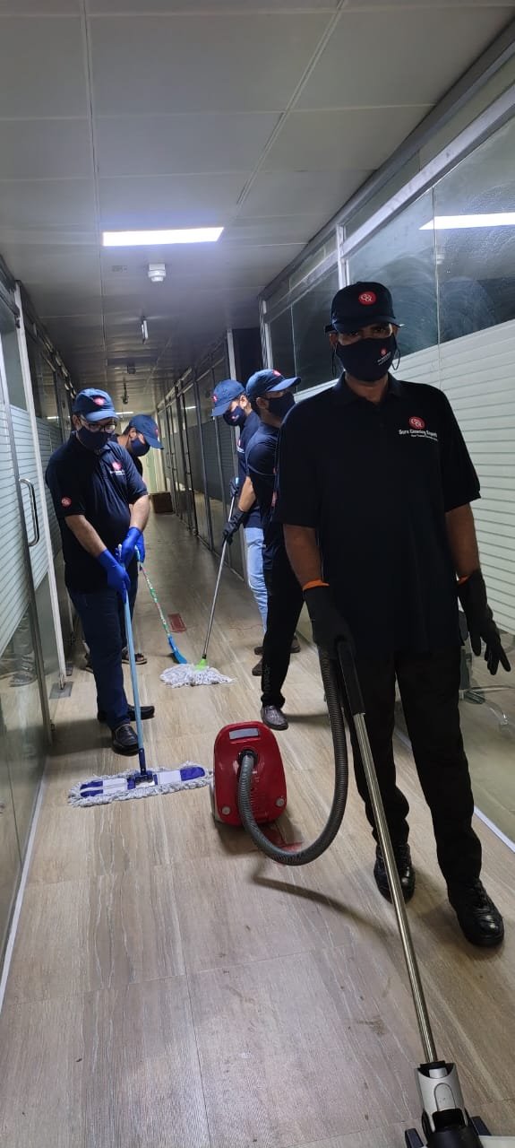 Guru Cleaning Experts common area group work