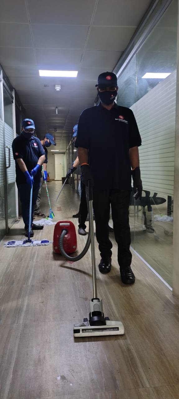 Guru Cleaning Experts common area group work