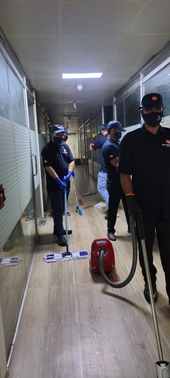Guru Cleaning Experts common area group work